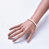 Mother's Day Jewellery Natural Pearl Beads Stretch Bracelets BJEW-JB04265-01-3