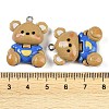 Bear Resin Pendants RESI-U004-03A-3