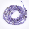 Natural Amethyst Beads Strands X-G-T108-35-2