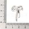 Brass Micro Pave Clear Cubic Zirconia Pendants KK-G499-05P-3