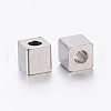 Tarnish Resistant 304 Stainless Steel Beads STAS-F148-4x4-06P-2