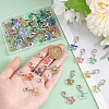 Glass Pendant Decorations HJEW-PH01912-3