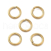 Ion Plating(IP) 304 Stainless Steel Open Jump Rings STAS-M081-02G-01-1