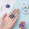 2Pcs Detachable Glass Rhinestone Shoe Decoration DIY-FG0003-29-3