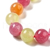 Dyed Natural Malaysia Jade Beads Strands G-G021-02B-16-2