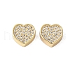 Brass Micro Pave Cubic Zirconia Beads KK-A252-11G-1