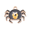 Halloween Alloy Enamel Pendants ENAM-P248-01G-E-1