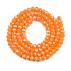 Electroplate Glass Beads Strands EGLA-A044-P3mm-A29-3