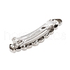 Alloy Hair Barrettes OHAR-H010-01A-P-2