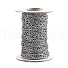 Tarnish Resistant 304 Stainless Steel Figaro Chains CHS-P003-01P-2