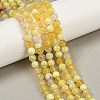 Natural Fire Crackle Agate Bead Strands G-K166-07F-6mm-07-6
