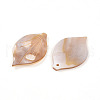 Natural Freshwater Shell Carved Pendants SHEL-N036-16-2