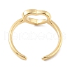 304 Stainless Steel Hollow Heart Open Cuff Rings for Valentine's Day X-RJEW-D002-26G-2