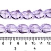 Electroplate Glass Beads Strands EGLA-N012-05B-4