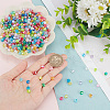 GOMAKERER 720pcs 12 Colors Eco-Friendly Transparent Acrylic Beads TACR-GO0001-01-3