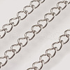 Non-Tarnish Handmade 304 Stainless Steel Curb Chains X-STAS-P200-11P-1