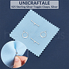 Unicraftale 2Pcs 925 Sterling Silver Toggle Clasps STER-UN0001-46-5