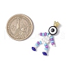 Baking Paint Glass Seed Beaded Human Pendants PALLOY-MZ00653-01-2