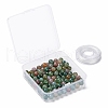 100Pcs 8mm Natural Indian Agate Beads DIY-LS0002-22-7