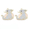 Alloy Enamel Pendants X-ENAM-A143-10KCG-04-1