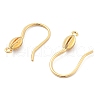 Brass Earring Hooks KK-G516-05G-2