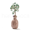 Mother's Day Natural Green Aventurine Chips Tree Decorations DJEW-P017-A04-2
