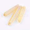 Electroplated Natural Quartz Crystal Graduated Beads Strands G-P315-A-3