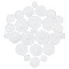 WADORN 26Pcs 4 Style 3D Computerized Embroidery Polyester Ornament Accessories DIY-WR0003-73B-1