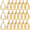 SUNNYCLUE 120Pcs Grade AA Brass Ice Pick Pinch Bails for Pendant Making KK-SC0005-20G-1