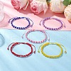 Baking Paint Glass Seed Beaded Bracelets BJEW-MZ00155-1