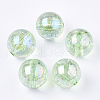 Transparent Acrylic Beads TACR-T006-01A-10-1
