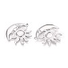 304 Stainless Steel Pendants STAS-T065-09P-2