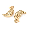 Ocean Theme Brass Charms KK-F902-07E-G-2