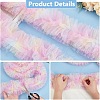 FINGERINSPIRE 2 Yards Polyester Mesh Tulle Trim Sewing Ribbon OCOR-FG0002-51-2