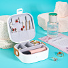 Square PU Leather & PP & Silicone Jewelry Set Box AJEW-TAC0014-13B-7