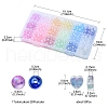 526Pcs 18 Style Transparent Acrylic Beads MACR-YW0002-07-4