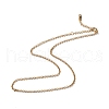 Ion Plating(IP) 304 Stainless Steel Rolo Chain Necklace for Men Women NJEW-K245-022B-1