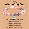 Natural Pink Zebra Jasper Round Beaded Stretch Bead Bracelets WGC8311-10-1