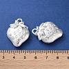 Rack Plating Iron Locket Pendants KK-F090-05S-4