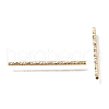 Corrugated Brass Tube Beads KK-H759-28E-G-2