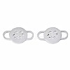 Halloween Theme Expression 304 Stainless Steel Links Connectors STAS-N095-068-1