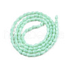 Opaque Solid Color Glass Beads Strands GLAA-N052-02-A12-2