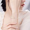 Beebeecraft 6Pcs Brass Pave Clear Cubic Zirconia Watch Band Clasps KK-BBC0014-03S-6