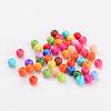 Solid Chunky Acrylic Ball Beads X-SACR-R812-4mm-M-2