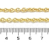 Brass Cable Chain Necklaces for Women NJEW-K282-07G-5