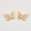 Brass Filigree Joiners Links KK-R082-02LG-2