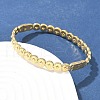 304 Stainless Steel Bangles for Women AJEW-P127-04G-3