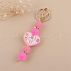 ANATTASOUL 180Pcs 18 Colors Rondelle Food Grade Eco-Friendly Silicone Beads SIL-AN0001-02-5