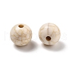 Crackle Opaque Acrylic Beads OACR-Z026-04C-2