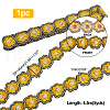 Polyester Lace Trim OCOR-WH0068-52A-2